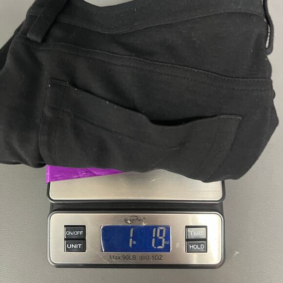 NYDJ Lift Tuck Technology Womens High Rise Black Pants Sz 6 Flared Leg Stretch - Picture 14 of 14